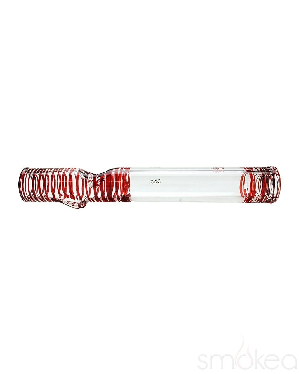 Glowfly Glass Clear Steamroller Pipe