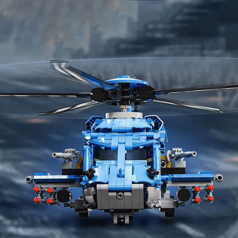 Gunship Helicopter 1710pcs