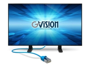 GVision POE32MD-AU-400G - LED-backlit LCD monitor - color - VESA, surface mountable - 32 - High Definition - black"
