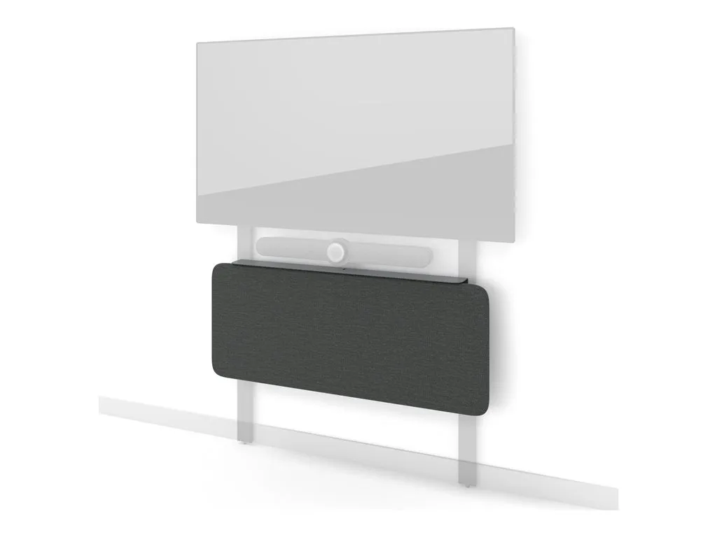 Heckler H807 - Mounting kit (shelf, side mount bracket, front panel, device panel, hook & loop fastening straps, rackmount faceplate) H807-BG