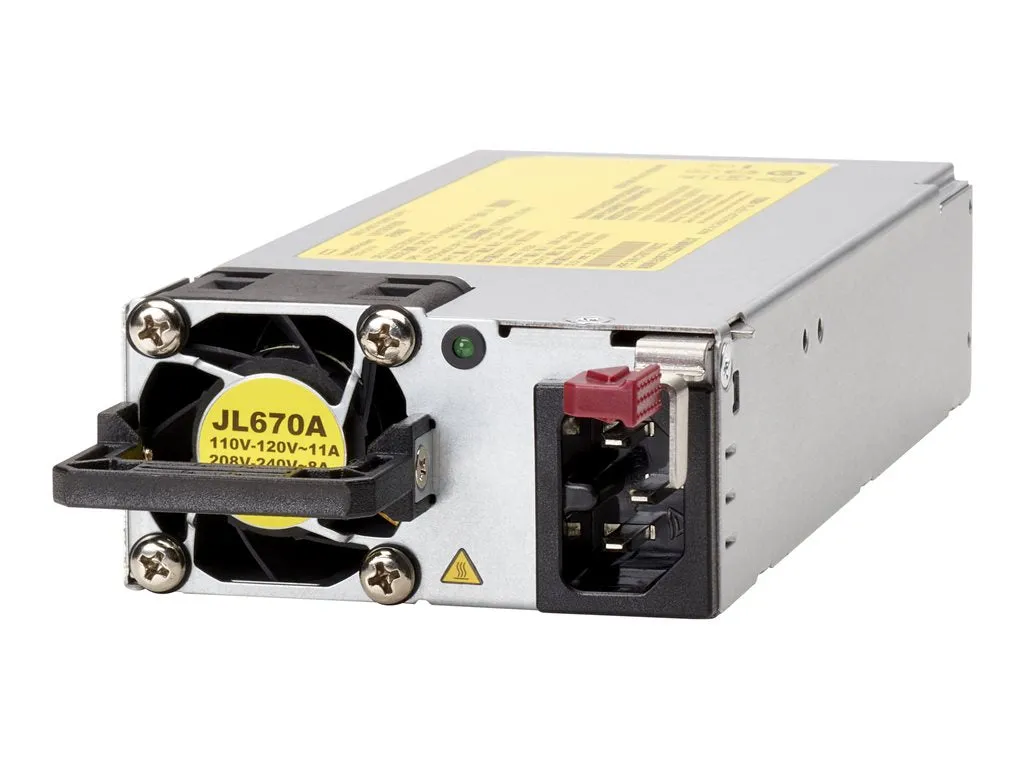 HPE Aruba X372 - Power supply - hot-plug / redundant (plug-in module) - AC 120/230 V - 1600 Watt - for P/N: JL659A, JL660A, JL661A, JL670A#B2E