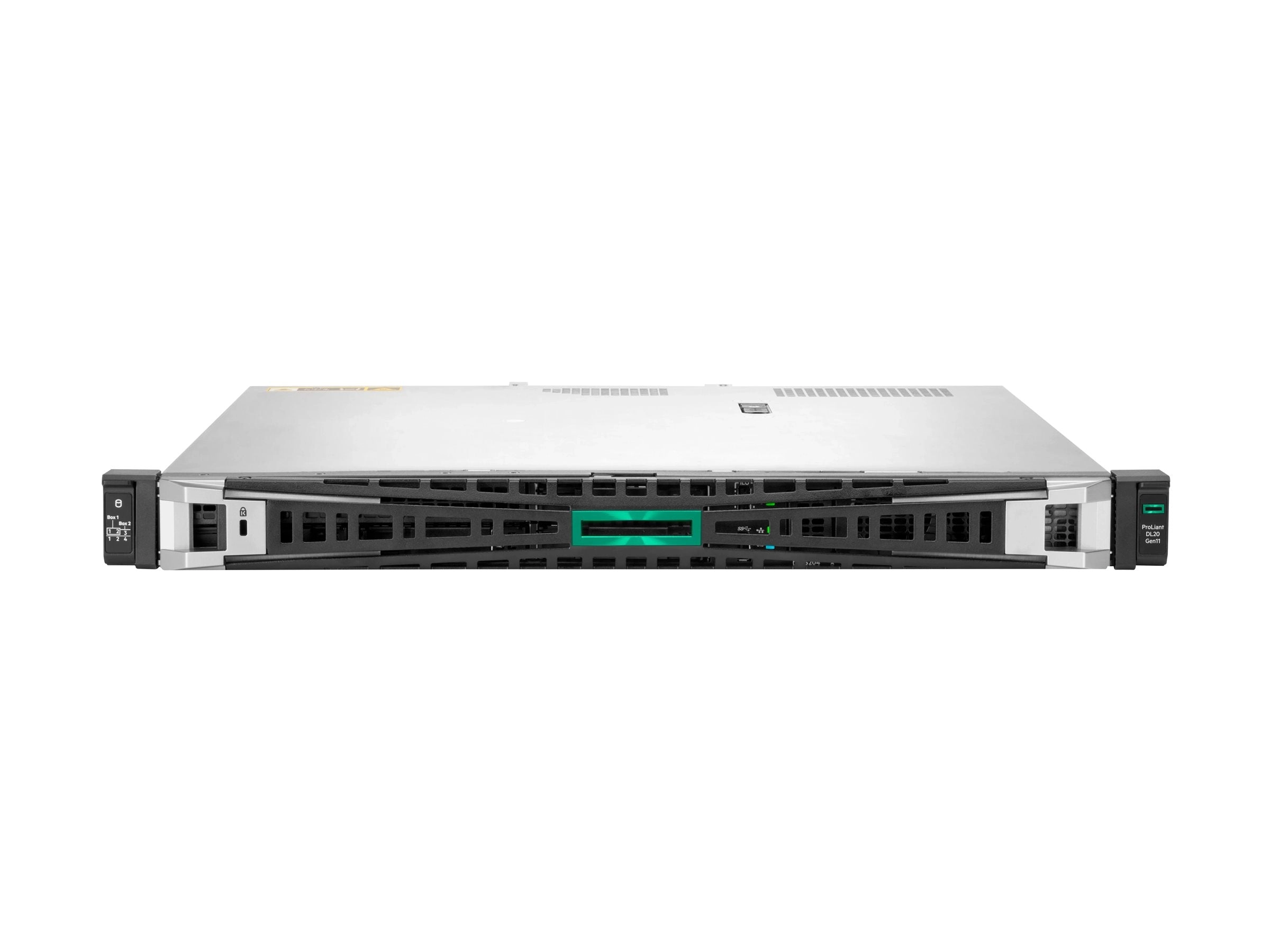 HPE ProLiant DL20 Gen11 Entry - Server - rack-mountable 1U - 1-way - 1 x Xeon E-2414 / up to 4.5 GHz - RAM 16 GB - SATA - non-hot-swap P65393-B21