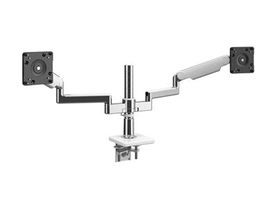 Humanscale M/FLEX M2.1 - Mounting kit (clamp mounting base, VESA adapter (black), dynamic link, dynamic arm) - for 2 LCD displays X22SBW