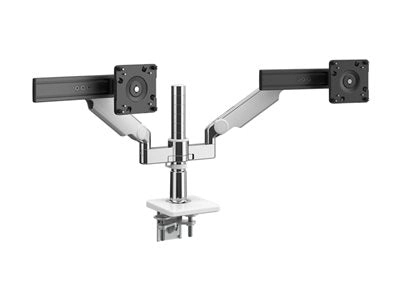 Humanscale M/FLEX M2.1 - Mounting kit (clamp mounting base, VESA adapter (black), dynamic link, dynamic arm) - for 2 LCD displays X22SBW