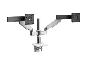Humanscale M/FLEX M2.1 - Mounting kit (clamp mounting base, VESA adapter (black), dynamic link, dynamic arm) - for 2 LCD displays X22SBW