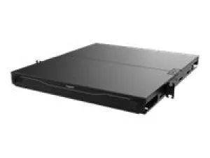 Legrand Q-Series Standard Density - Network device enclosure - black - 1U EQ01U-CHC