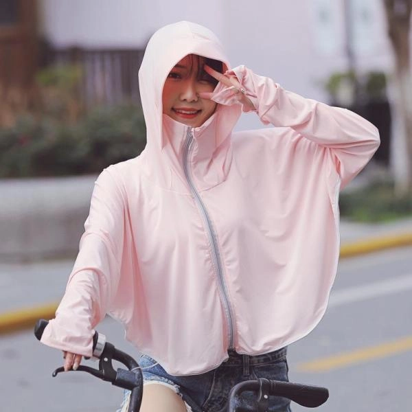 Long-sleeved Sun Protection Clothing Thin Coat UV Protection Breathable Ice Silk