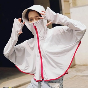 Long-sleeved Sun Protection Clothing Thin Coat UV Protection Breathable Ice Silk