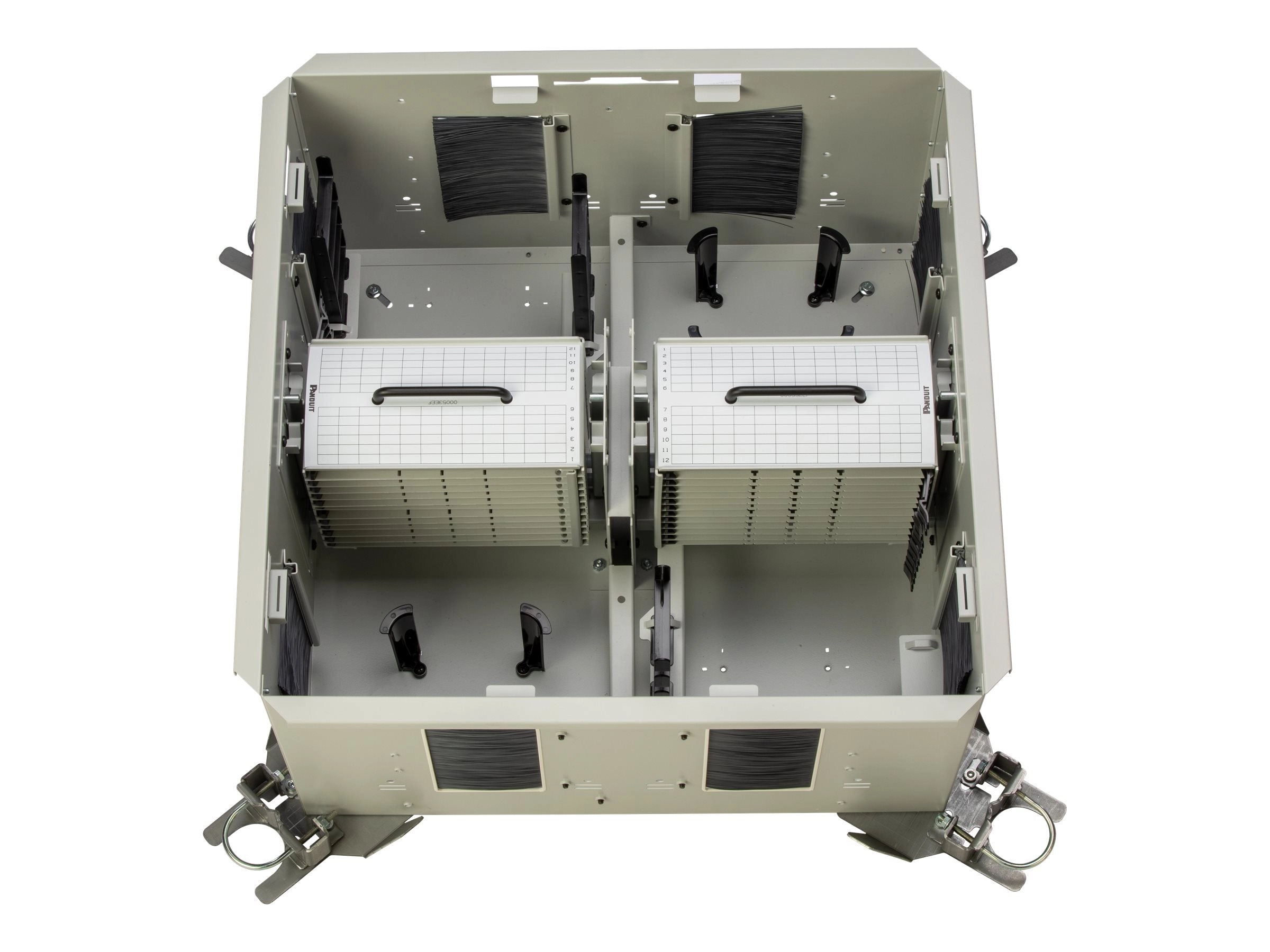 Panduit HD Flex Zone Raised Floor Enclosure - Network device enclosure - gray FLEX-ZRFEG