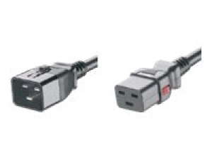 Panduit SmartZone G5 - Power cable - IEC 60320 C20 locking to IEC 60320 C19 locking - AC 250 V - 16 A - 4 ft - black - for P/N: LPCB13-X