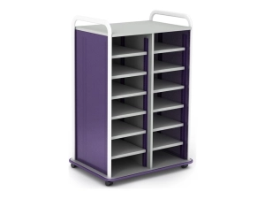 Paragon A&D Crossfit Storage - Trolley - 18 shelves - 16 gauge tubular steel, TFM CFD60OFSHLV-918CZC