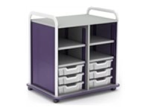 Paragon A&D Crossfit Storage - Trolley - 20 drawers - 4 shelves - 16 gauge tubular steel, TFM CFD60OF17CO-918CZC