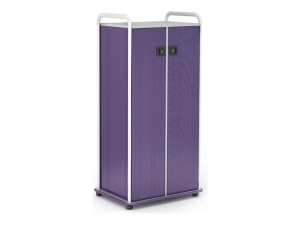 Paragon A&D Crossfit Storage - Trolley - 32 drawers - 2 doors - 16 gauge tubular steel, TFM - frost, grass green, wisdom CFD60WDTOTES17-918IZI