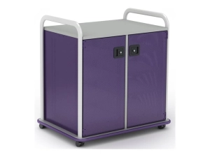 Paragon A&D Crossfit Storage - Trolley - 6 drawers - 4 shelves - 2 doors - 16 gauge tubular steel, TFM - frost, orangesicle, CFD30WD17CO-918XZX
