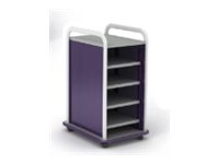 Paragon A&D Crossfit Storage - Trolley - 6 shelves - 16 gauge tubular steel, TFM CFS42OFSHLV-918PZP