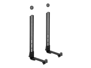 Peerless-AV - Mounting kit (soundbar mount) - heavy-duty - universal - black - screen size: up to 80 - above the screen ACSBR2