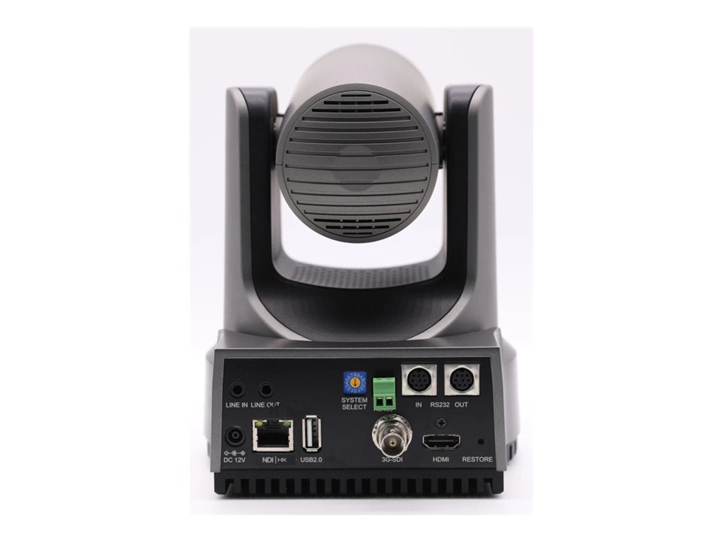 PTZOptics Move 4K - Network broadcast camera - PTZ - indoor - color - 8.42 MP - 3840 x 2160 - motorized - audio - HDMI, 3G-SDI, PT30X-4K-GY-G3-SS