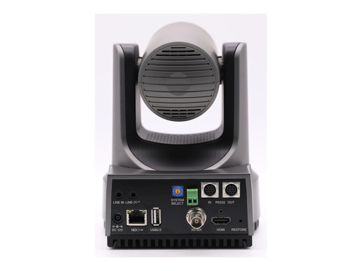 PTZOptics Move 4K - Network broadcast camera - PTZ - indoor - color - 8.42 MP - 3840 x 2160 - motorized - audio - HDMI, 3G-SDI, PT30X-4K-GY-G3-SS