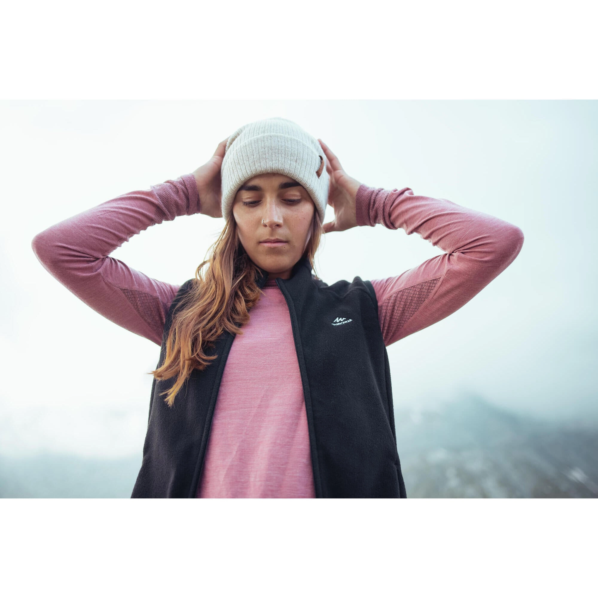 Quechua Women's MH120 Hiking Fleece Vest