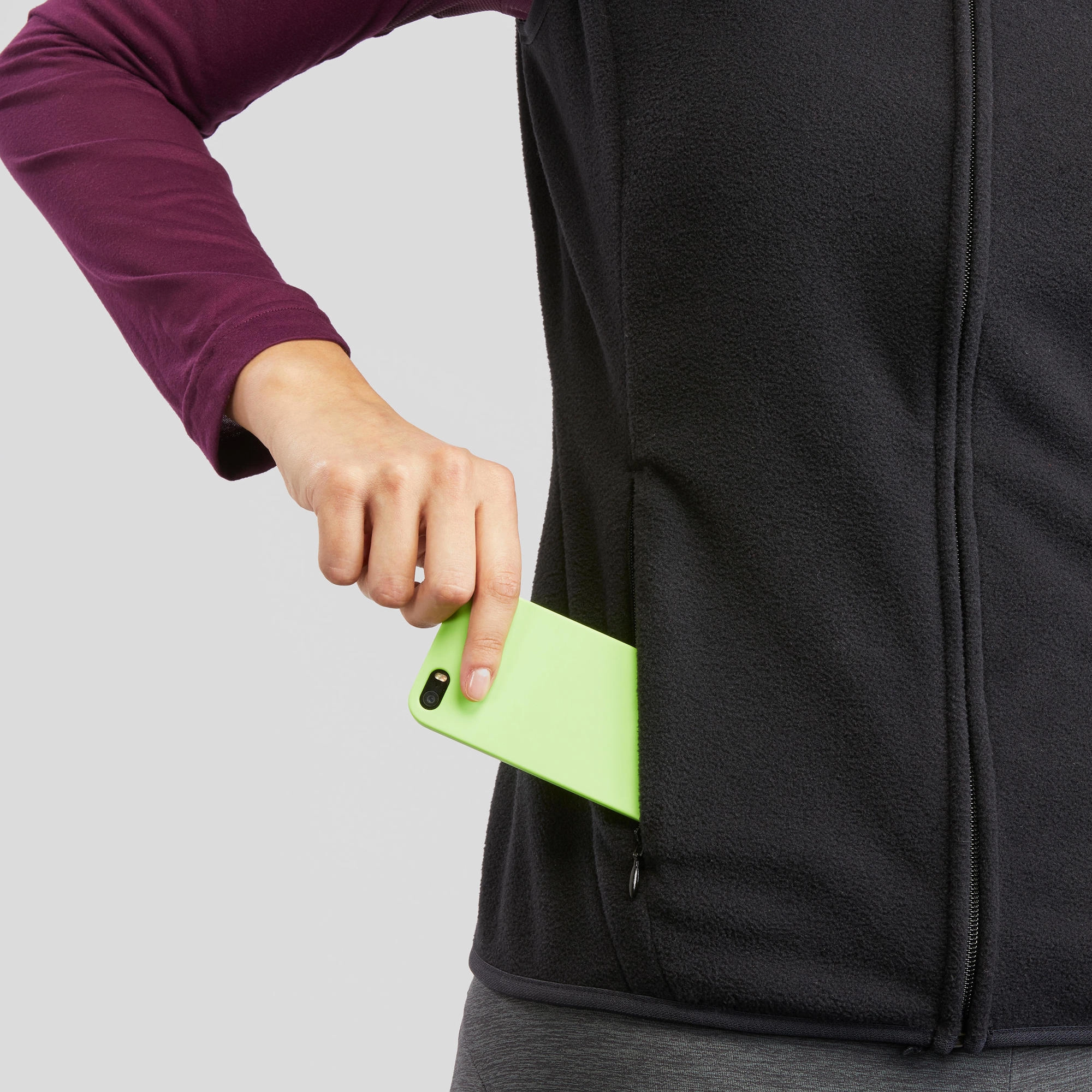 Quechua Women's MH120 Hiking Fleece Vest