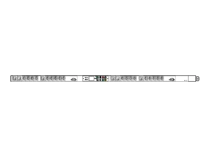 Raritan PX3-5495U-E2 - Power distribution strip (rack-mountable) - AC 208 V - 5000 VA - 1-phase - RS-232, USB, Ethernet 10/100/1000