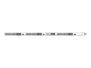 Raritan PX3-5958U - Power distribution strip (rack-mountable) - AC 208 V - 8600 VA - 3-phase WYE - RS-232, USB, Ethernet 10/100/1000