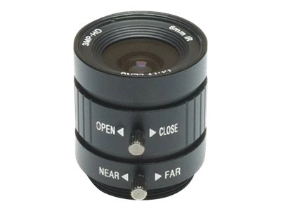 Raspberry Pi - CCTV lens - fixed focal - manual iris - CS-mount - 6 mm - f/1.2 SC0124