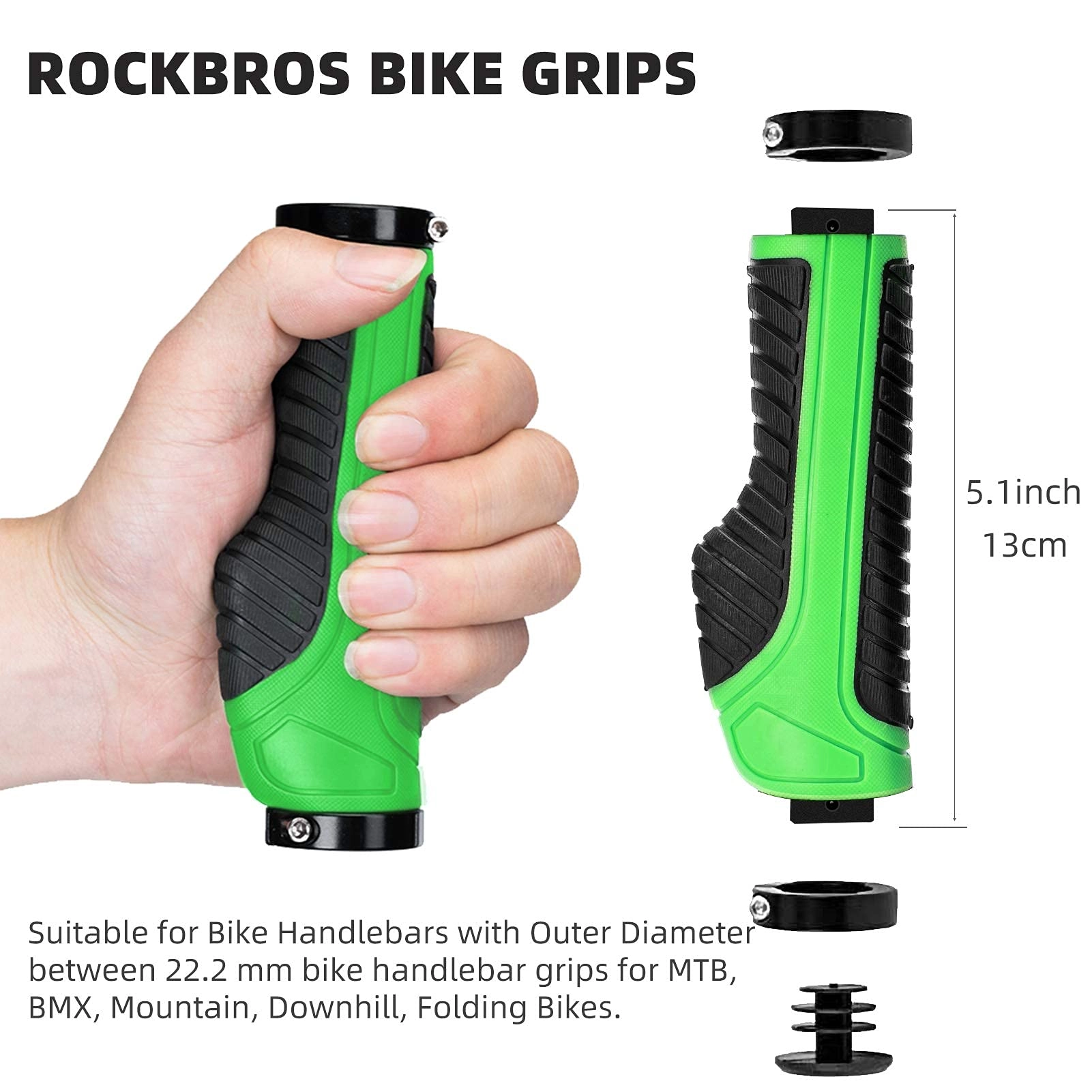 ROCKBROS Mountain Bike  Bicycle Handlebar Grips