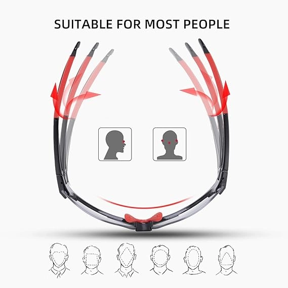 ROCKBROS Photochromic Cycling Sunglasses UV Protection Adaptive Lens