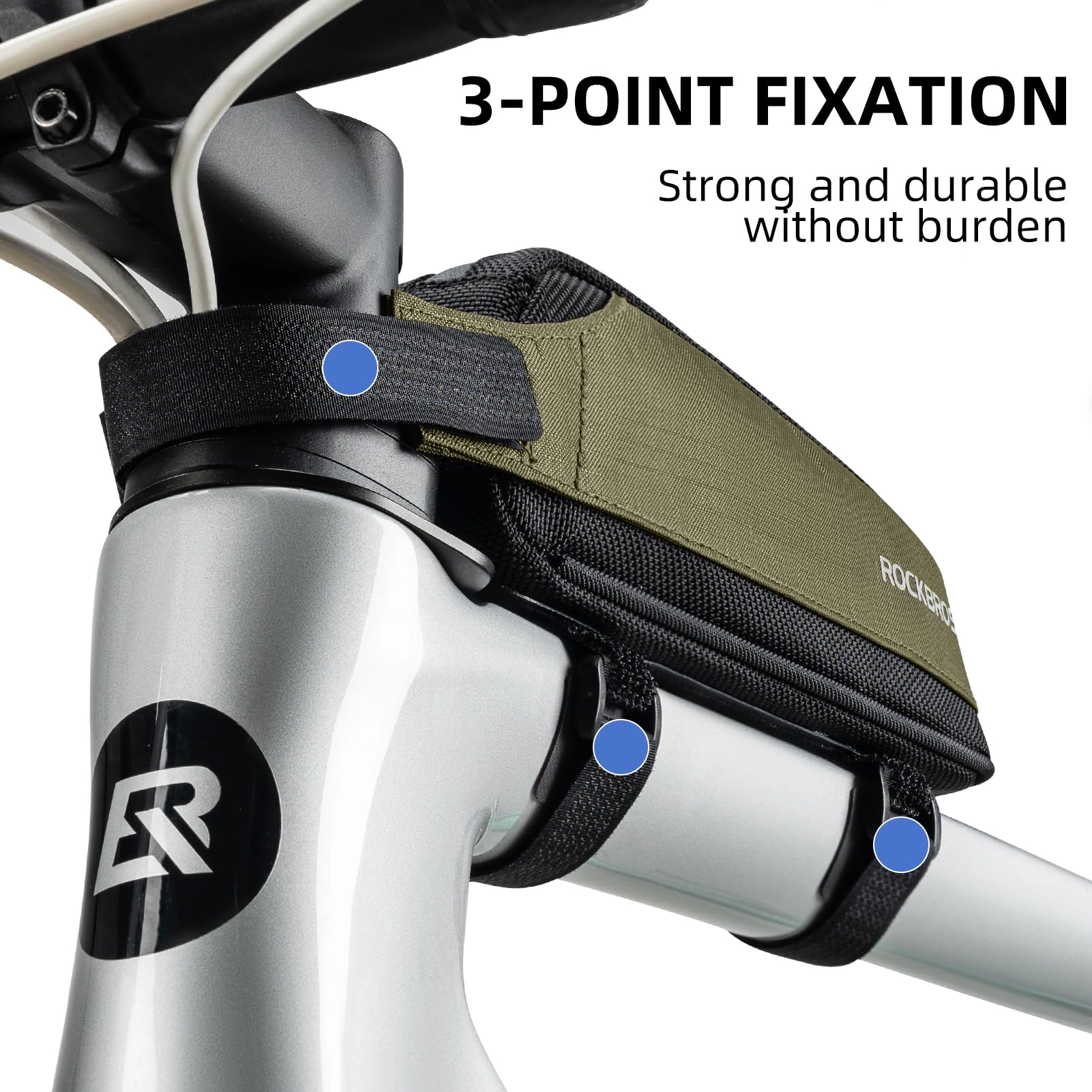ROCKBROS Portable Bike Top Tube Bag Reflective Ultralight