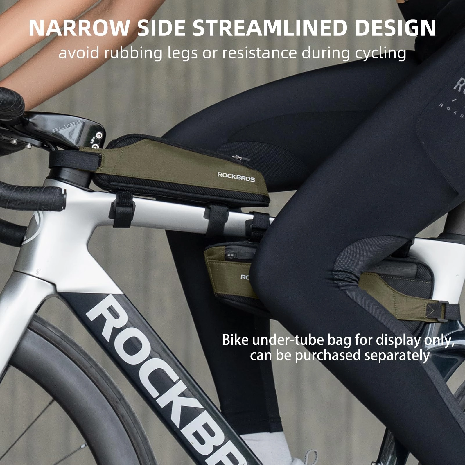 ROCKBROS Portable Bike Top Tube Bag Reflective Ultralight