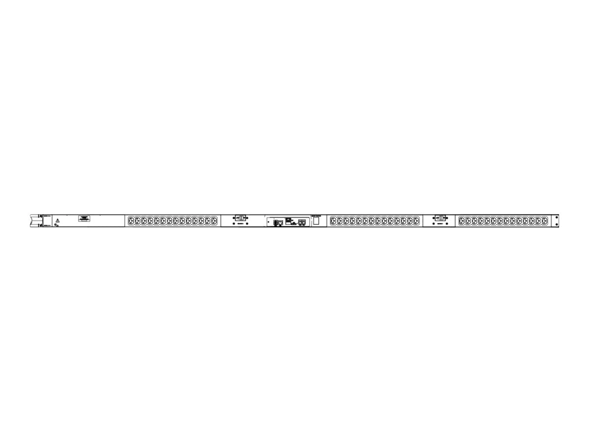 Server Technology PRO2 Smart PDU C2S39TS-2CBA2S444 - Master - power distribution unit (rack-mountable) - AC 208 V - 5 kW - Ethernet