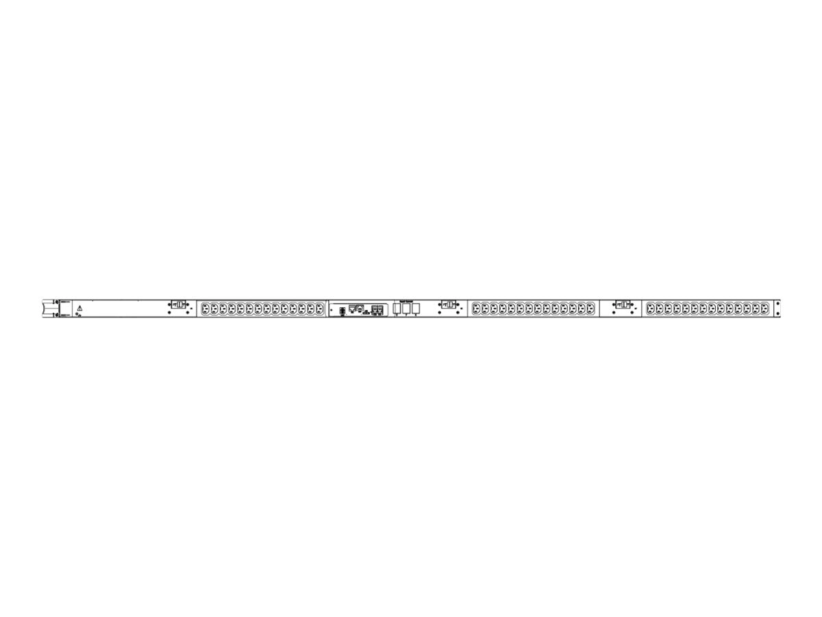 Server Technology PRO2 Smart PDU C2S39TS-YCBA2S444 - Primary - power distribution unit (rack-mountable) - AC 208 V - 8.6 kW -