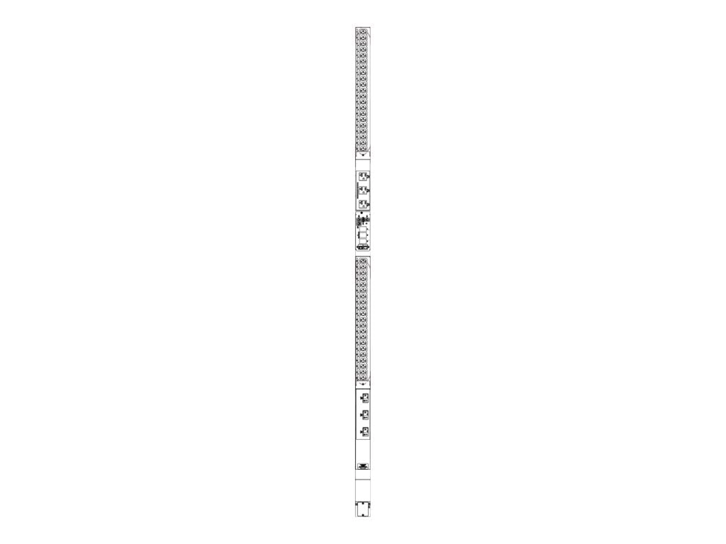 Server Technology Switched POPS PDU C2WG36TE-YCMFAM66 - Master - power distribution unit (rack-mountable) - AC 208 V - 8.6 kW