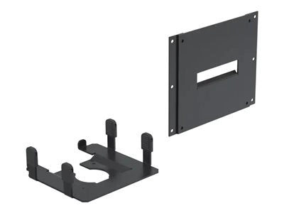 SpacePole - Mounting component (plate cover) - for printer - metal - black - stand mountable SPK601-02