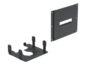 SpacePole - Mounting component (plate cover) - for printer - metal - black - stand mountable SPK601-02