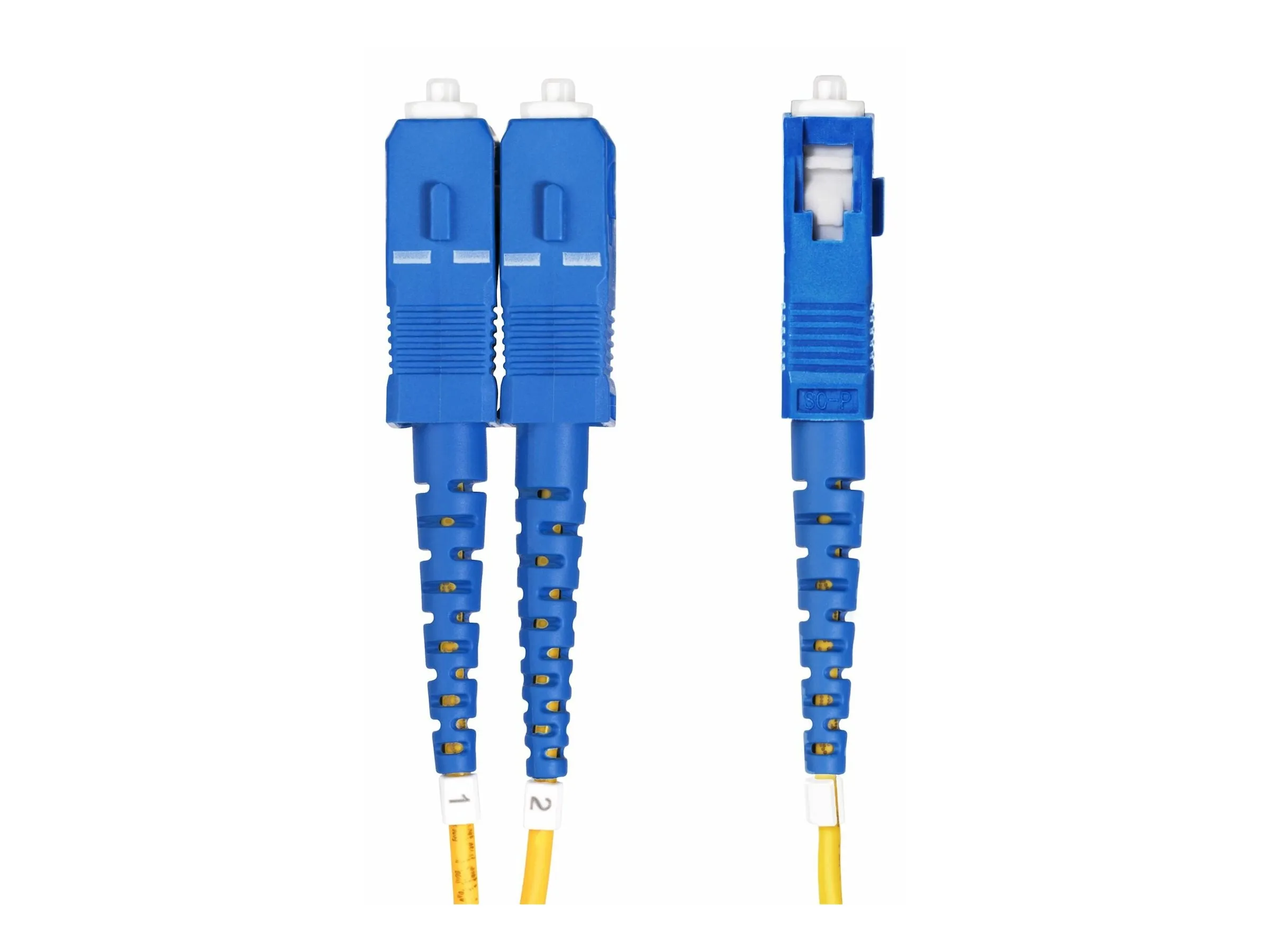 StarTech.com 10m (30ft) LC to SC (UPC) OS2 Single Mode Duplex Fiber Optic Cable, 9/125ï¿½m, Laser Optimized, 10G, Bend Insensitive, SMLCSC-OS2-10M