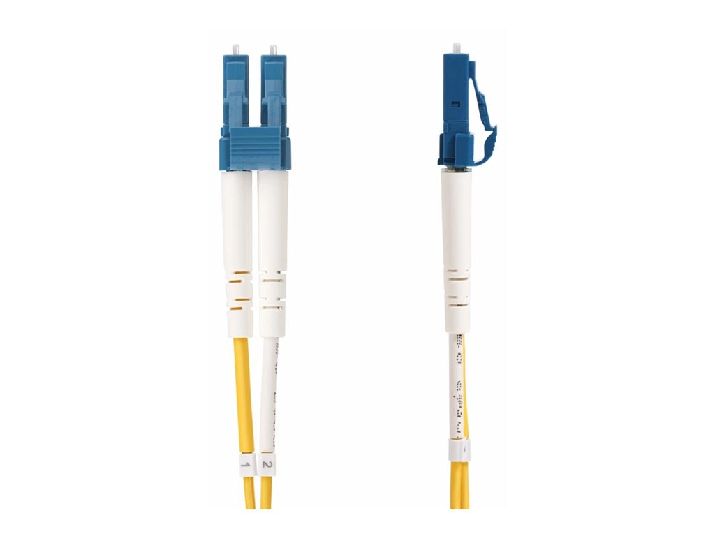 StarTech.com 2m (6ft) LC to SC (UPC) OS2 Single Mode Duplex Fiber Optic Cable, 9/125ï¿½m, Laser Optimized, 10G, Bend Insensitive, SMLCSC-OS2-2M