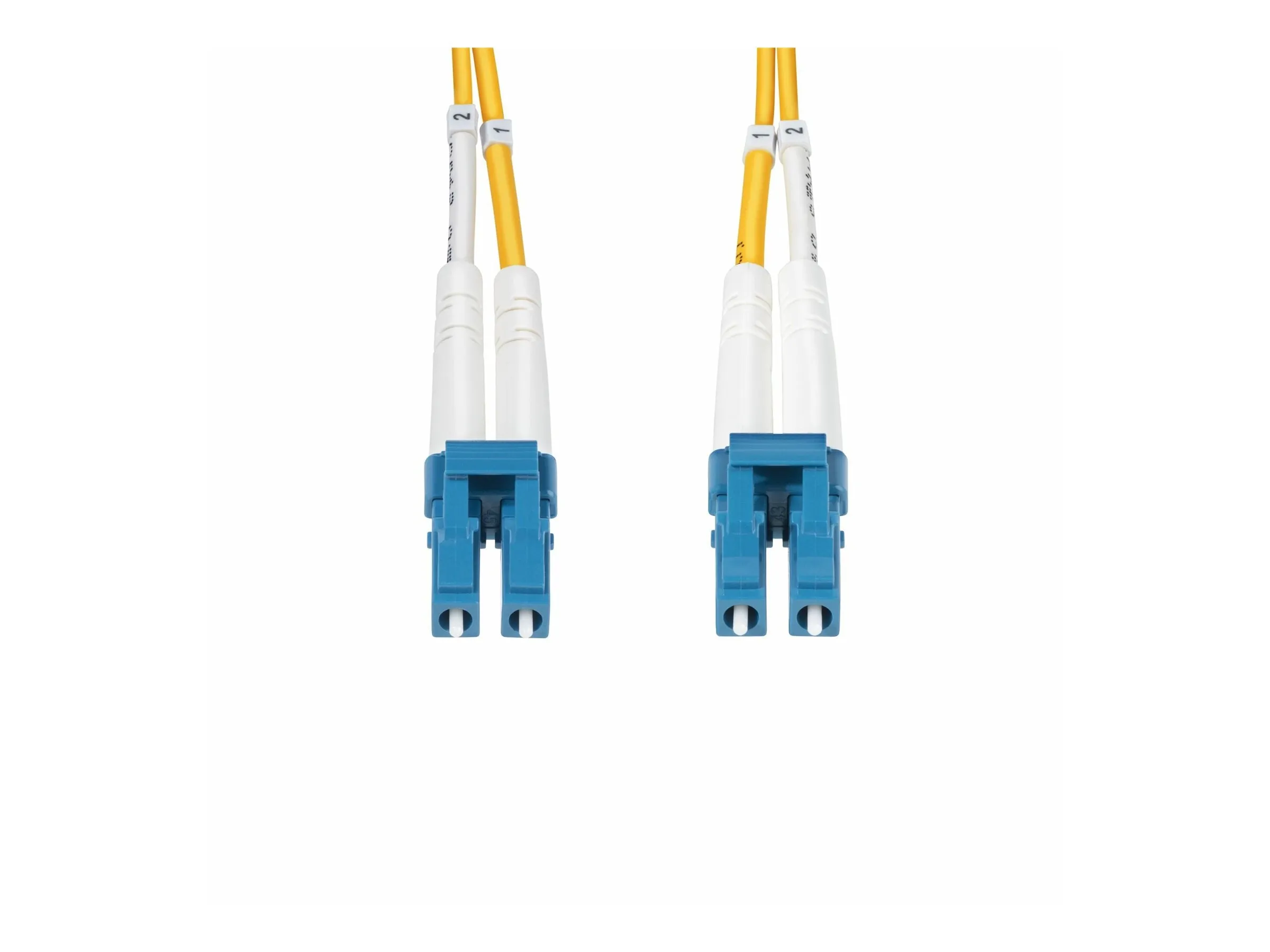StarTech.com 5m (16.4ft) LC to LC (UPC) OS2 Single Mode Duplex Fiber Optic Cable, 9/125ï¿½m, Laser Optimized, 10G, Bend Insensitive, SMDOS2LCLC5M