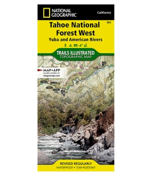 Tahoe National Forest- Yuba and American Rivers Map