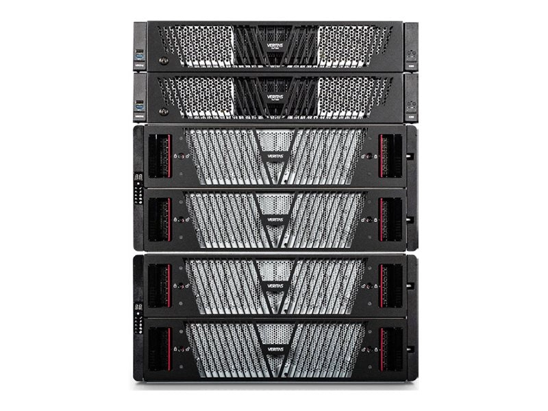 Veritas Access 3360 Appliance - Version A - hard drive array - 636.3 TB - 82 bays (SAS-3) - HDD 10 TB x 82 - Gigabit Ethernet, 35951-M5116