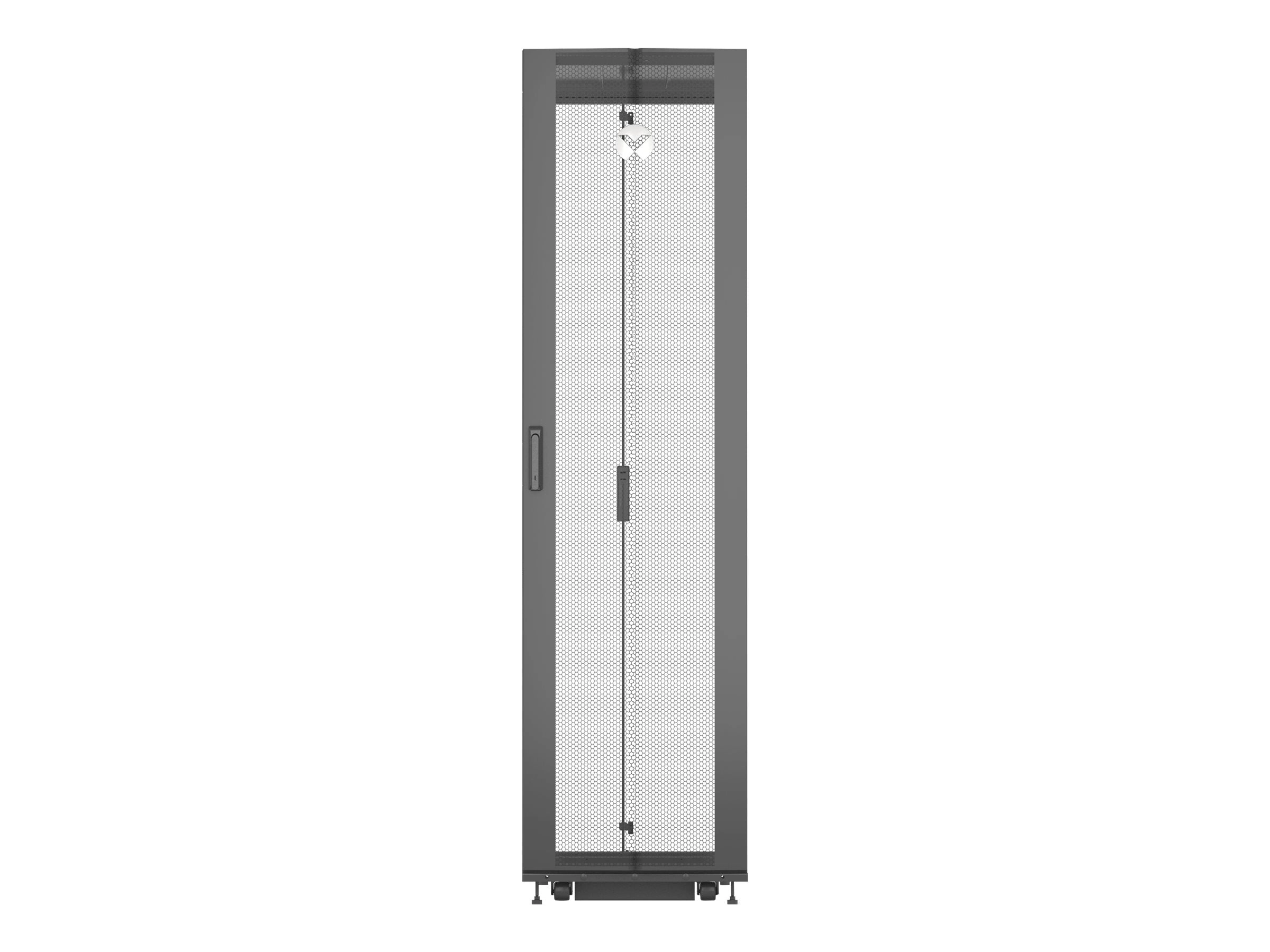 Vertiv VR VR3307-006 - Rack cabinet - no left side panels - black, RAL 7021 - 48U - 19",Vertiv VR VR3307-006 - rack - no left
