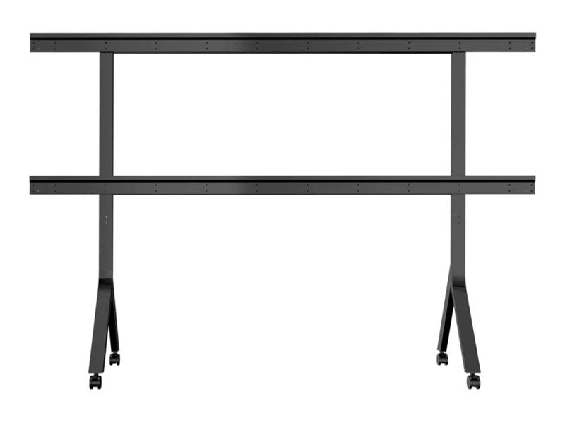 ViewSonic LD-STND-009 - Cart - Slim - for flat panel - aluminum alloy, plastic - black - screen size: 136-163""