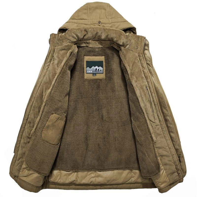West Louis™ Men Warm Heavy Wool Parka