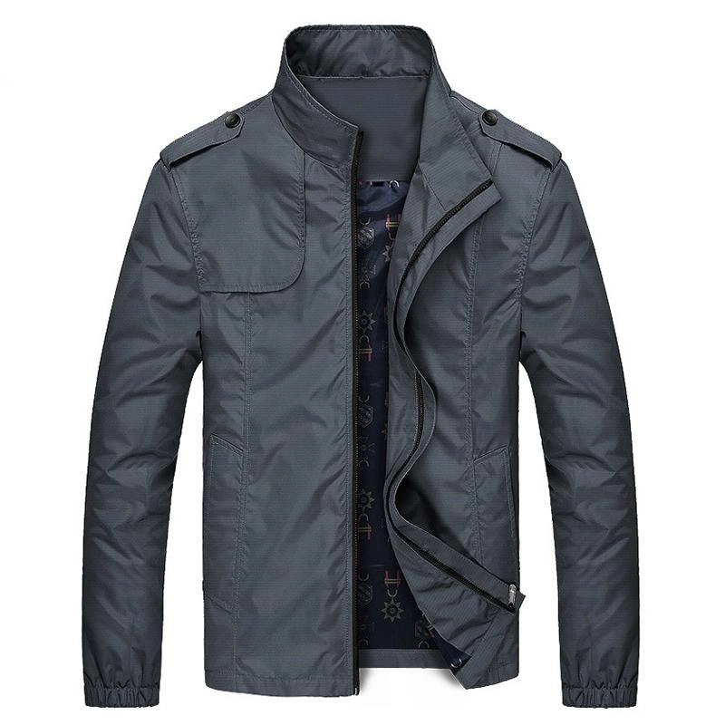 West Louis™ Solid Windproof Raincoat Jacket