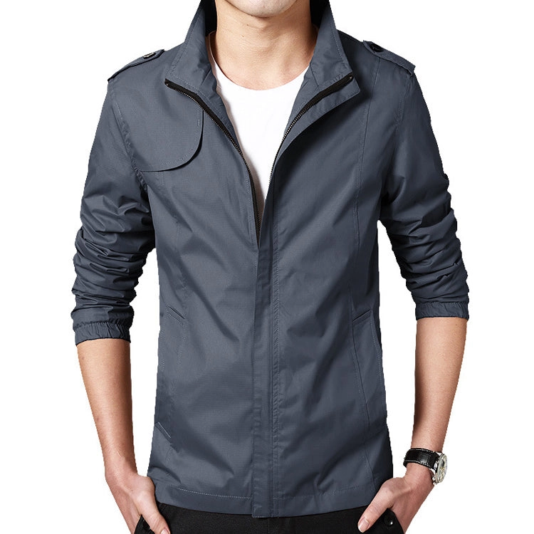 West Louis™ Solid Windproof Raincoat Jacket