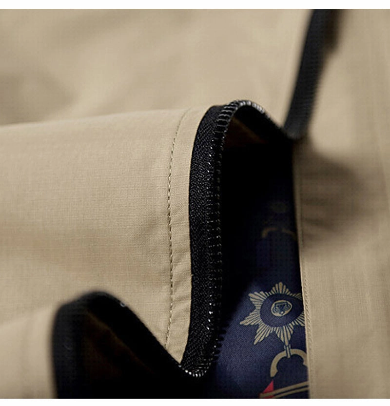 West Louis™ Solid Windproof Raincoat Jacket