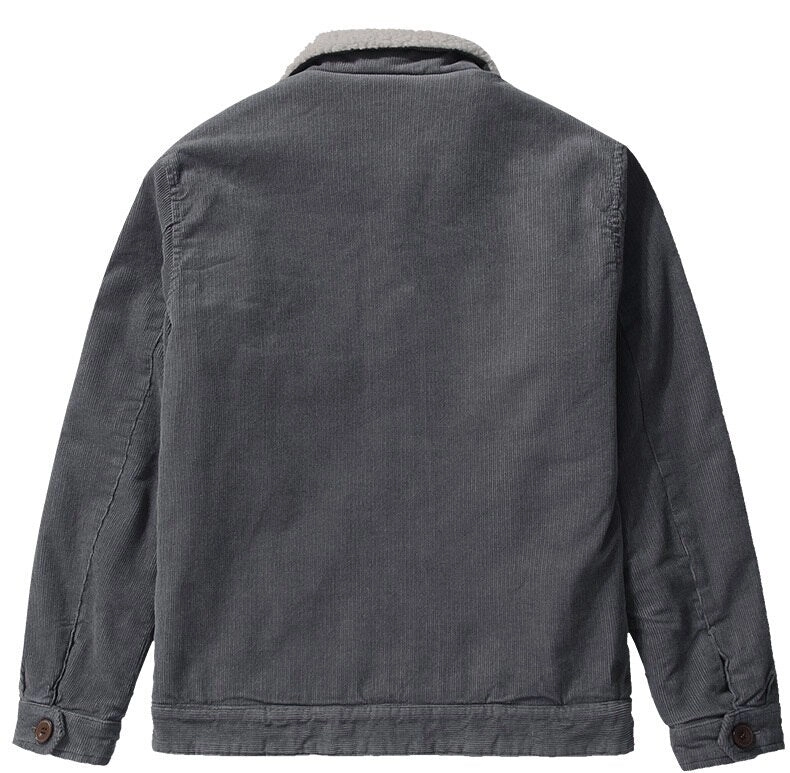 West Louis™ Turn Down Collar Warm Fleece Jacket