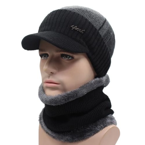 West Louis™ Wool Hat   Neck Warmer Set