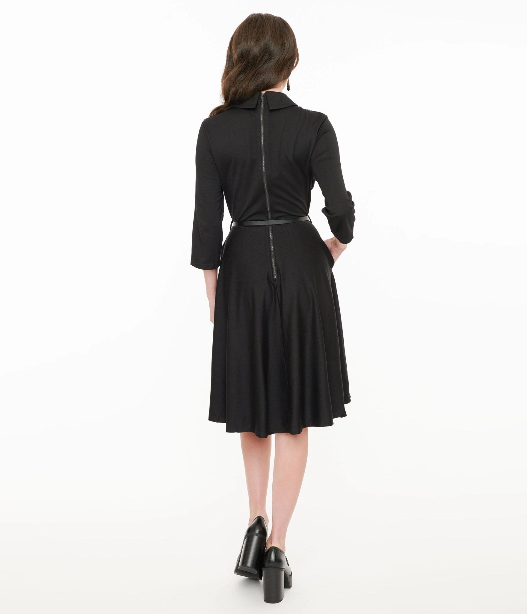 Witchwood Bags Black Lace Shelley Fit & Flare Dress